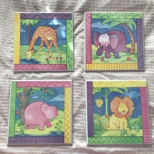 the cutest kids’ wall art set!!